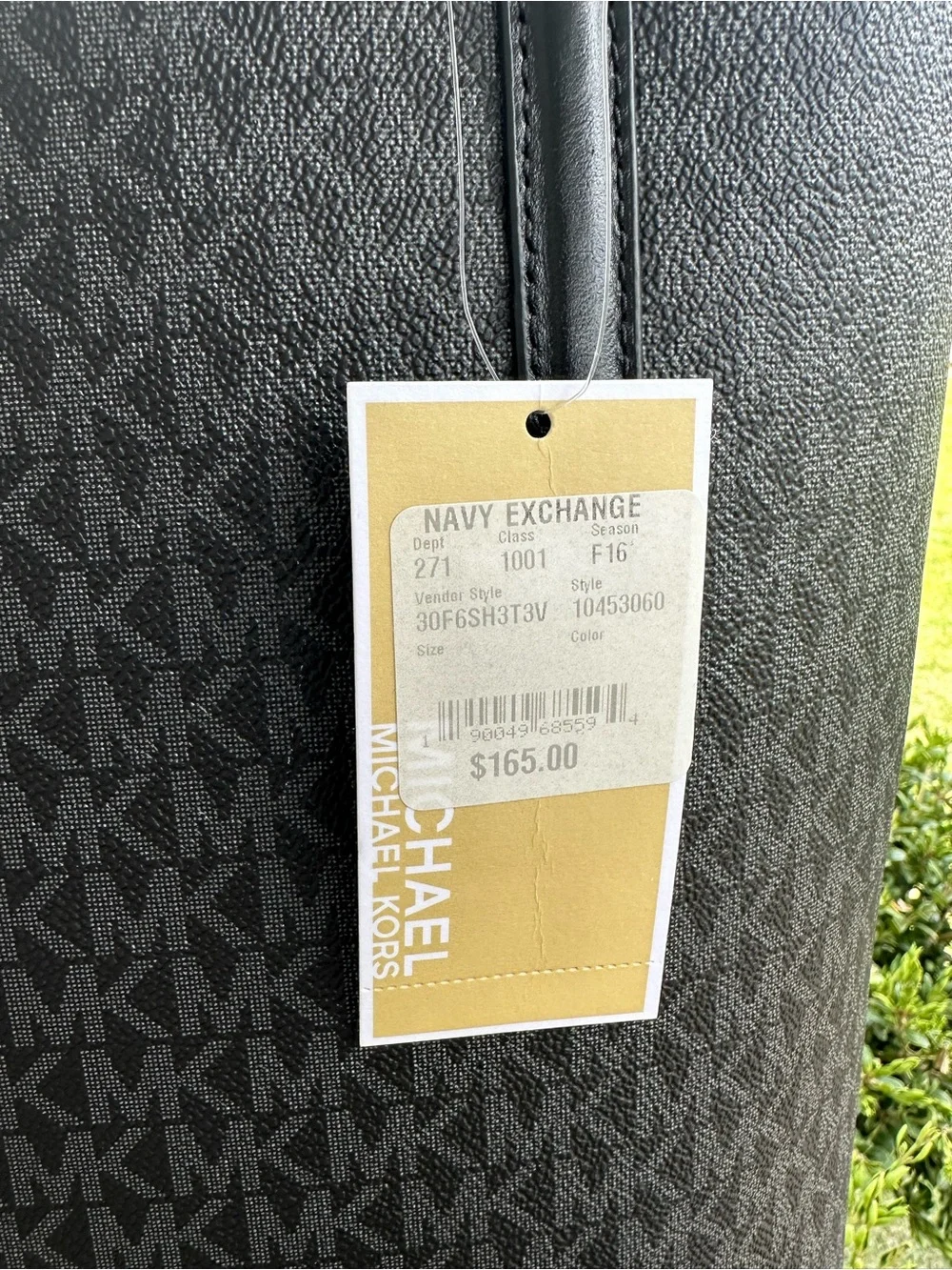 NWT Michael Kors “Haley” LG Signature Tote Logo Shoulder Bag